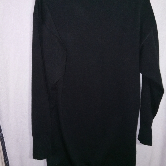 Black Graphic Patchwork Sweatshirt Mens Size Medium Uniq Brand - Picture 8 of 8